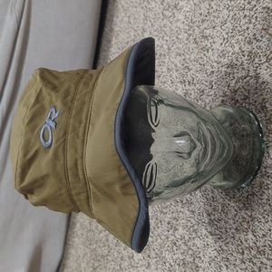 Outdoor Research sun hat brown gray adjustable